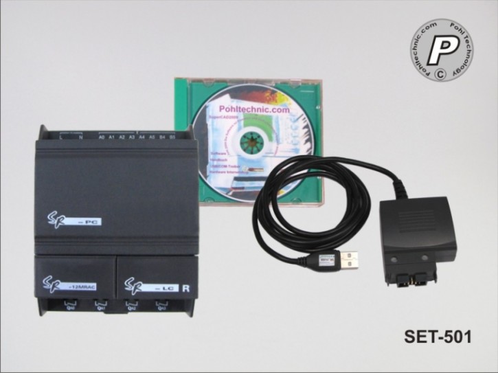 SET-501 Einsteigerset 1 AC-Kleinsteuerung SR-Serie