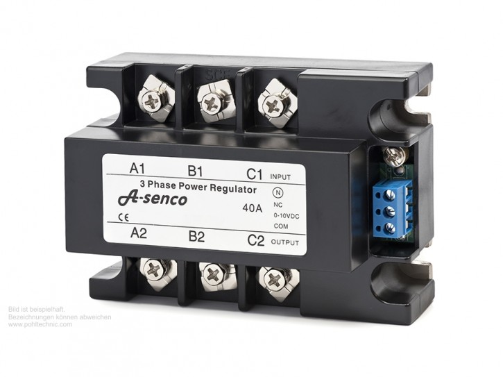 Thyristorsteller 3x Phasenanschnitt 0 - 10V DC