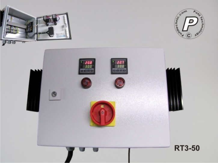 P.I.D.-2-Kanal-Temperaturregler 400VAC