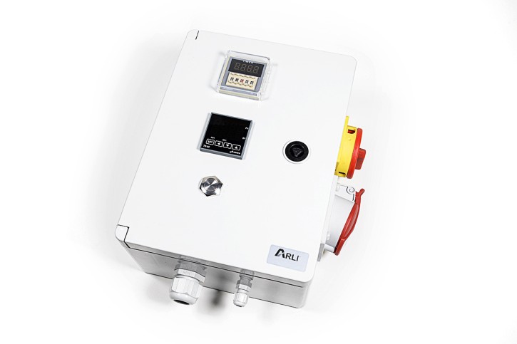 Temperatursteuerung mit Zeitschaltuhr - 400V 16 Ampere